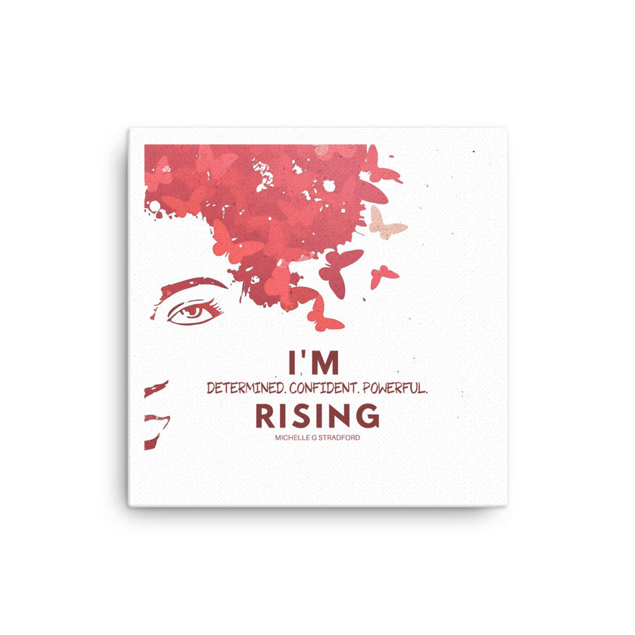 I'm Rising Butterfly Hair Canvas