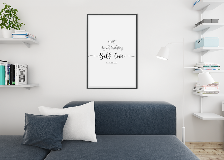 Uplifting Self-Love Poster