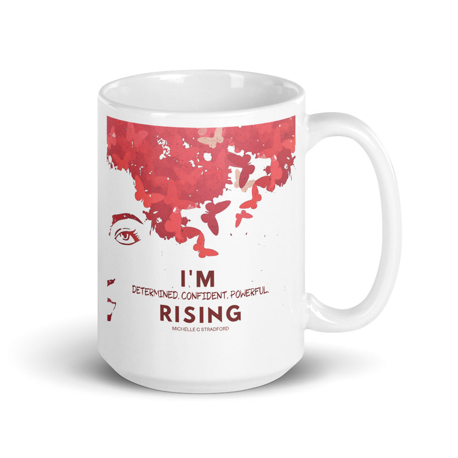 I'm Rising Poetry Book Mug 15 oz -17.99