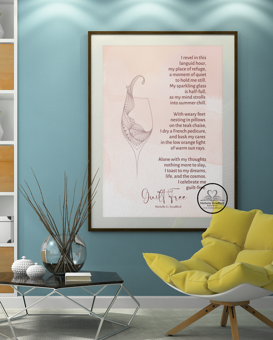 Guilt Free Printable Poetry Art