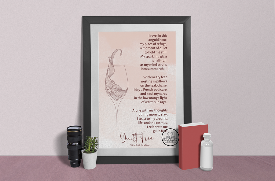 Guilt Free Printable Poetry Art