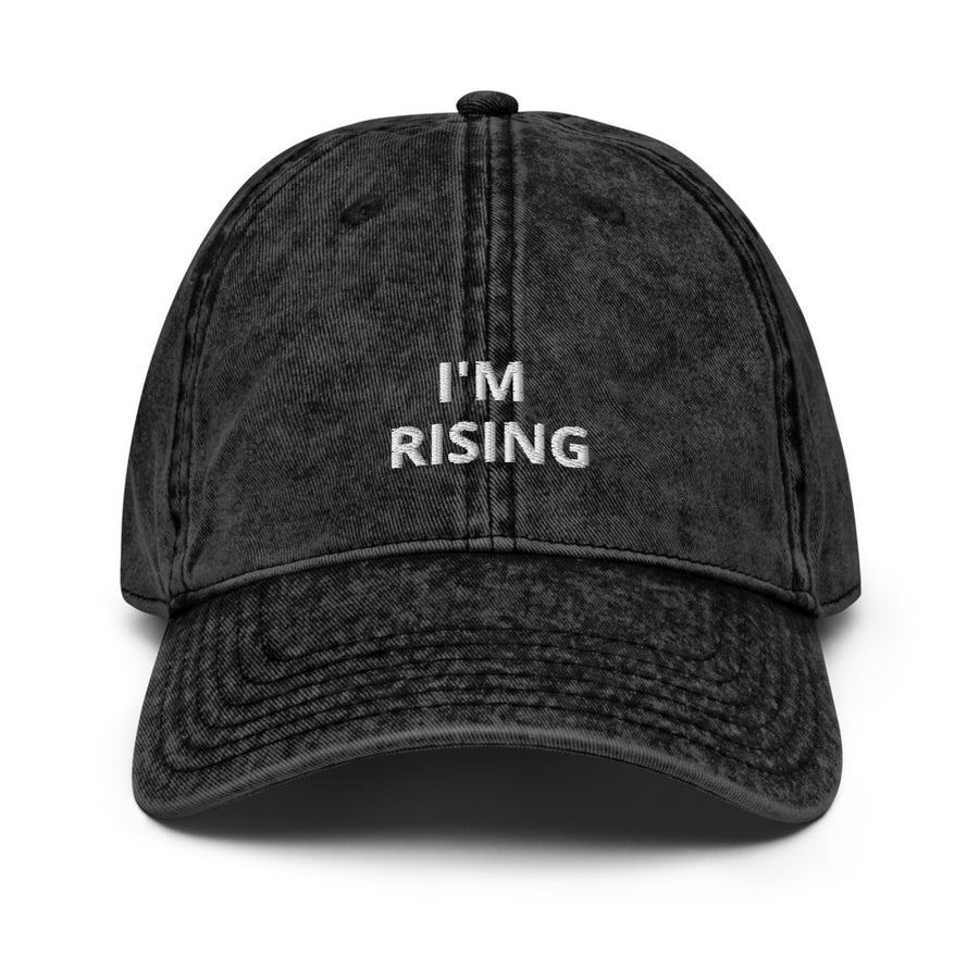 I'm Rising Vintage Cotton Twill Cap