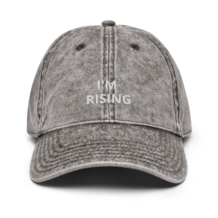 I'm Rising Vintage Cotton Twill Cap