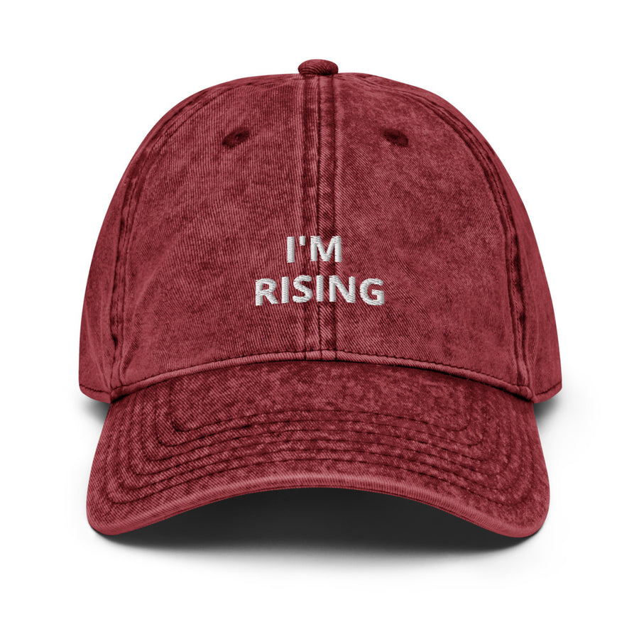 I'm Rising Vintage Cotton Twill Cap