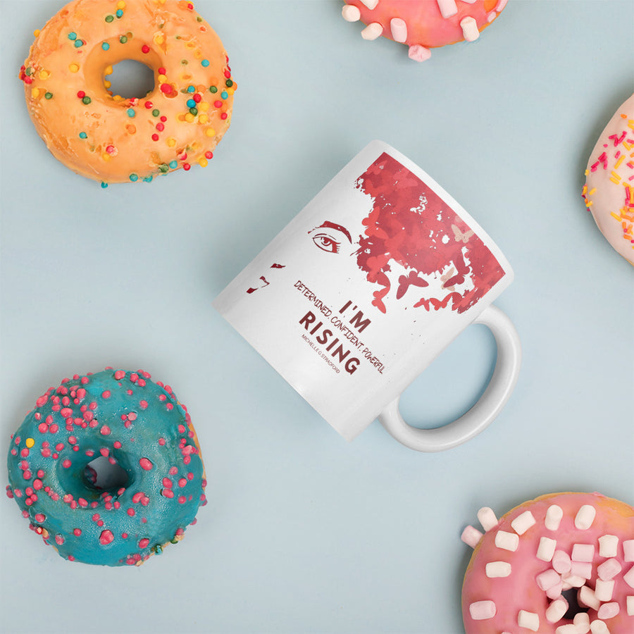 I'm Rising Poetry Book Mug 11 oz