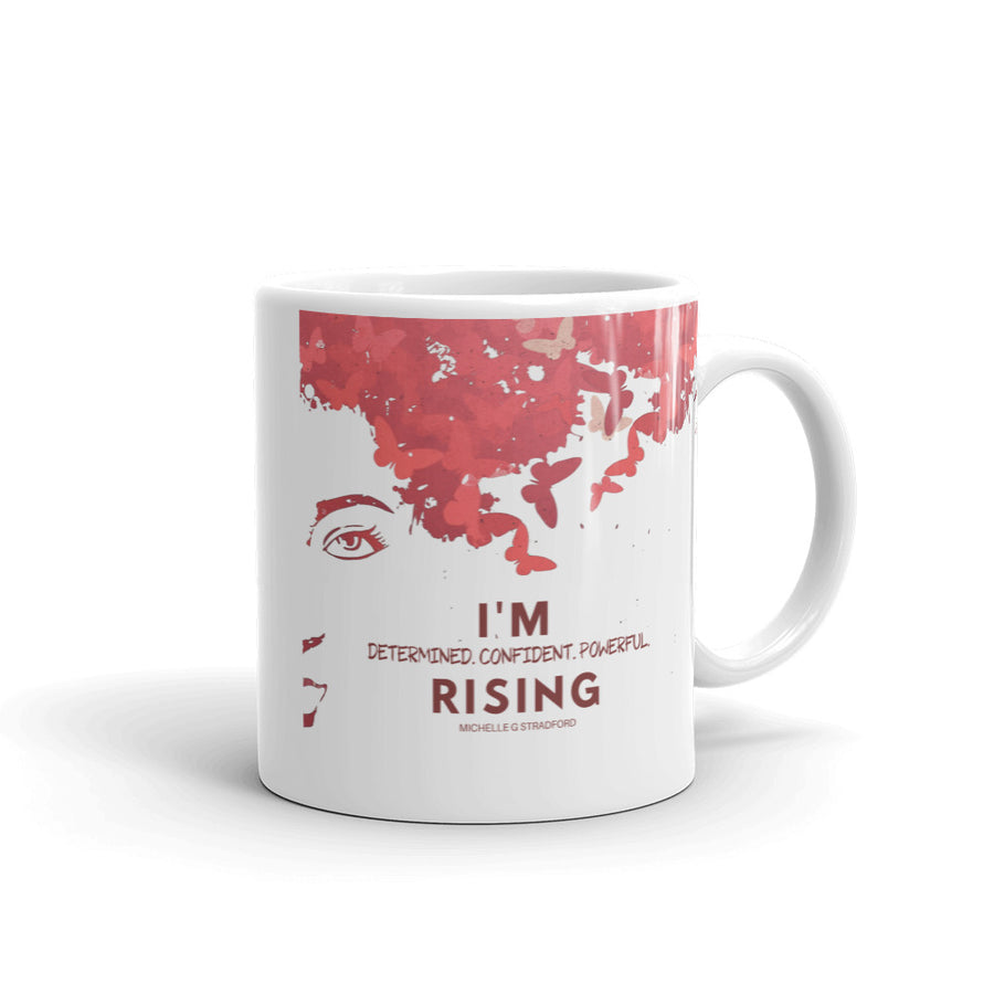 I'm Rising Poetry Book Mug 11 oz