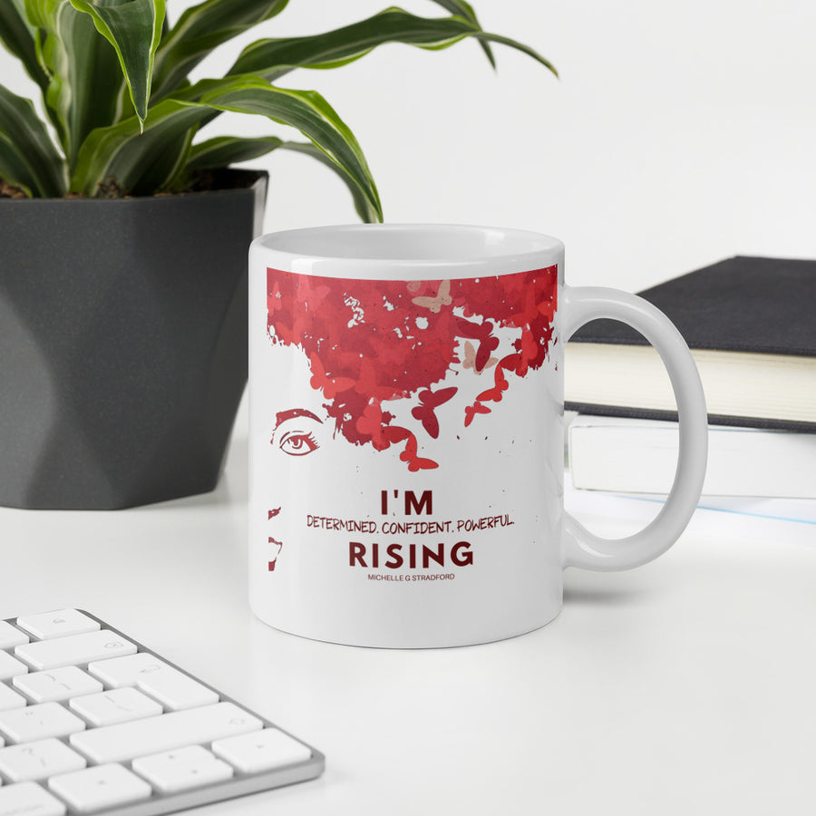 I'm Rising Poetry Book Mug 11 oz