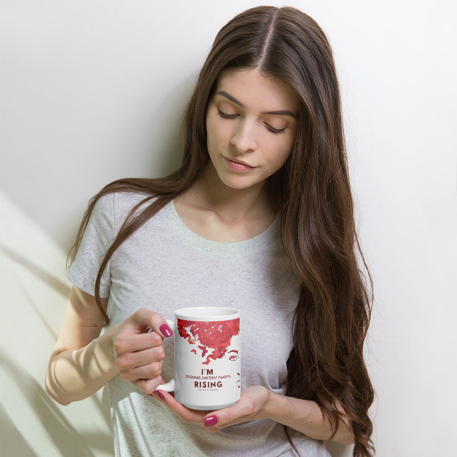 I'm Rising Poetry Book Mug 11 oz